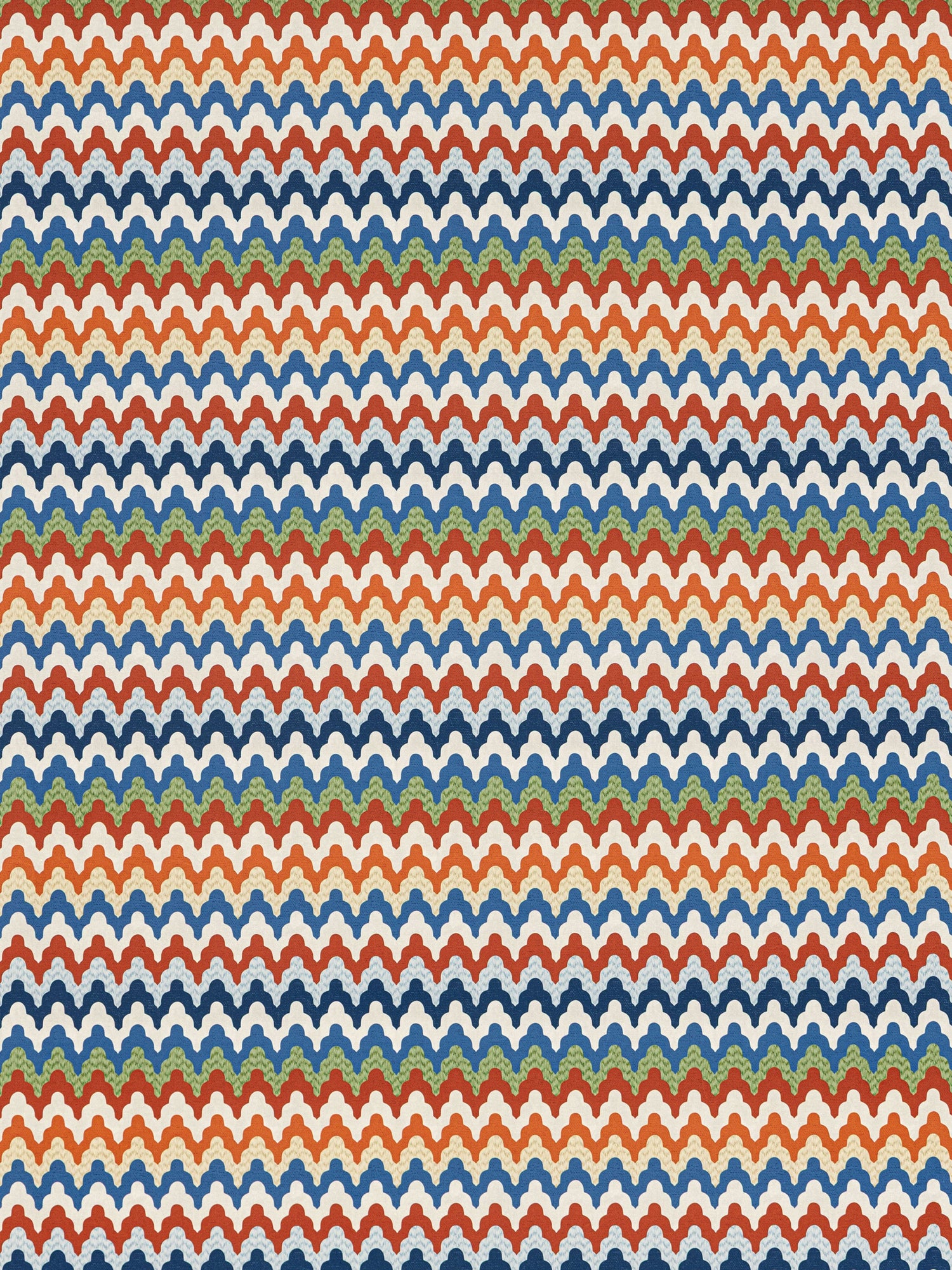 Rainbow Mountain wallpaper in cobalt rouge color - pattern number WW WP88607D0004 - by Scalamandre in the  collection