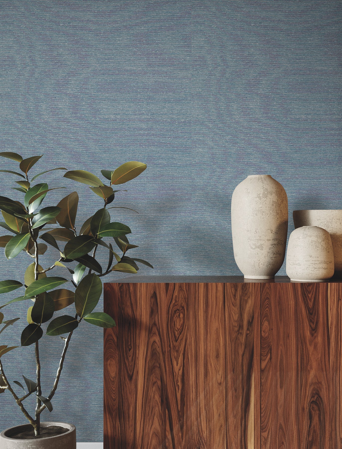 Linen Levels wallpaper in twilight color - pattern number YGL7006 - by Ronald Redding in the Natural Palette Resource collection