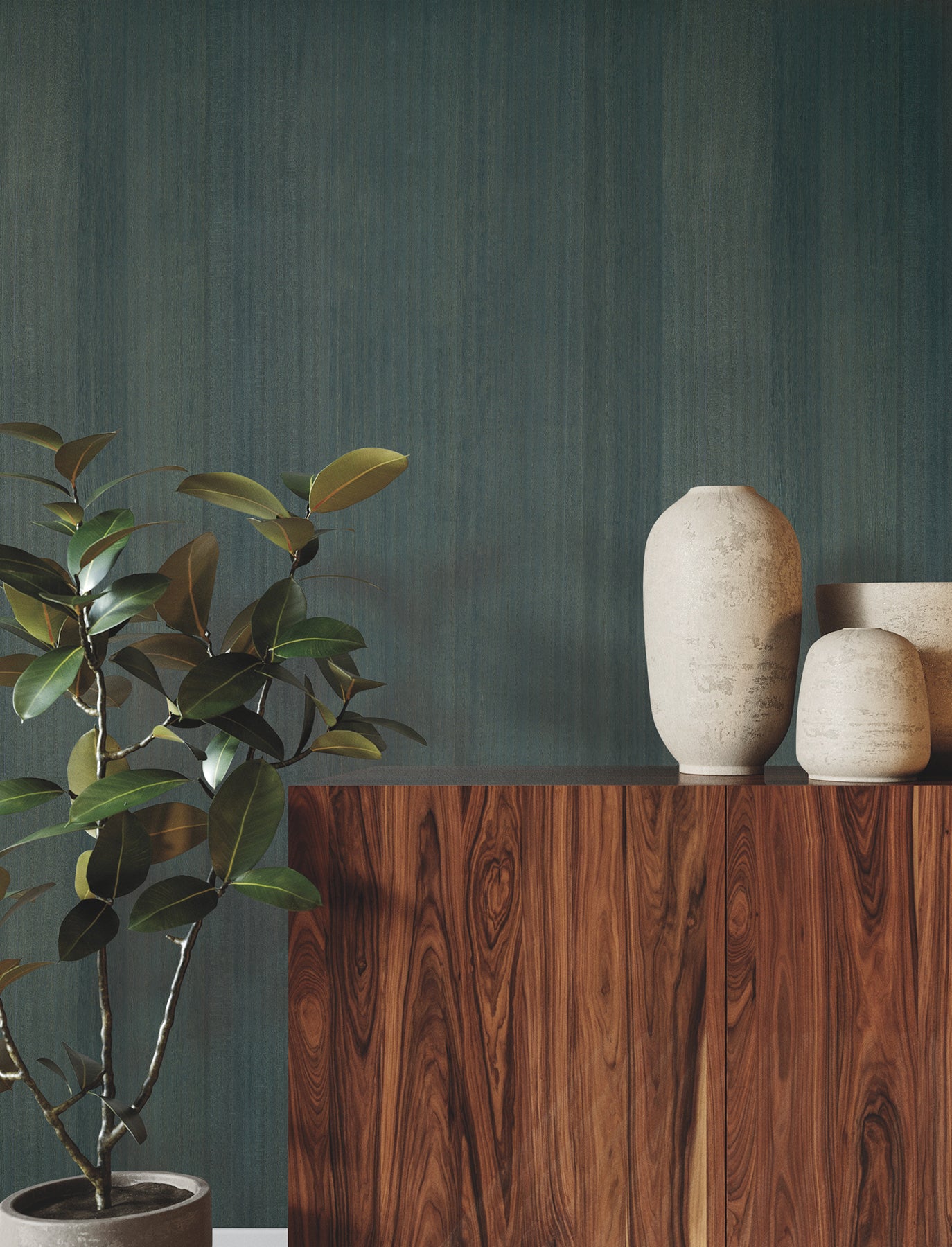 Wood Veneer wallpaper in dusk color - pattern number YGL7034 - by Ronald Redding in the Natural Palette Resource collection
