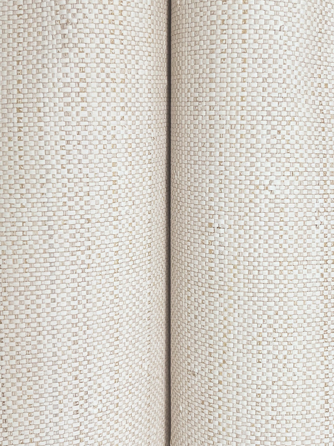 Painted Raffia wallpaper in white natural color - pattern number YGL7042 - by Ronald Redding in the Natural Palette Resource collection