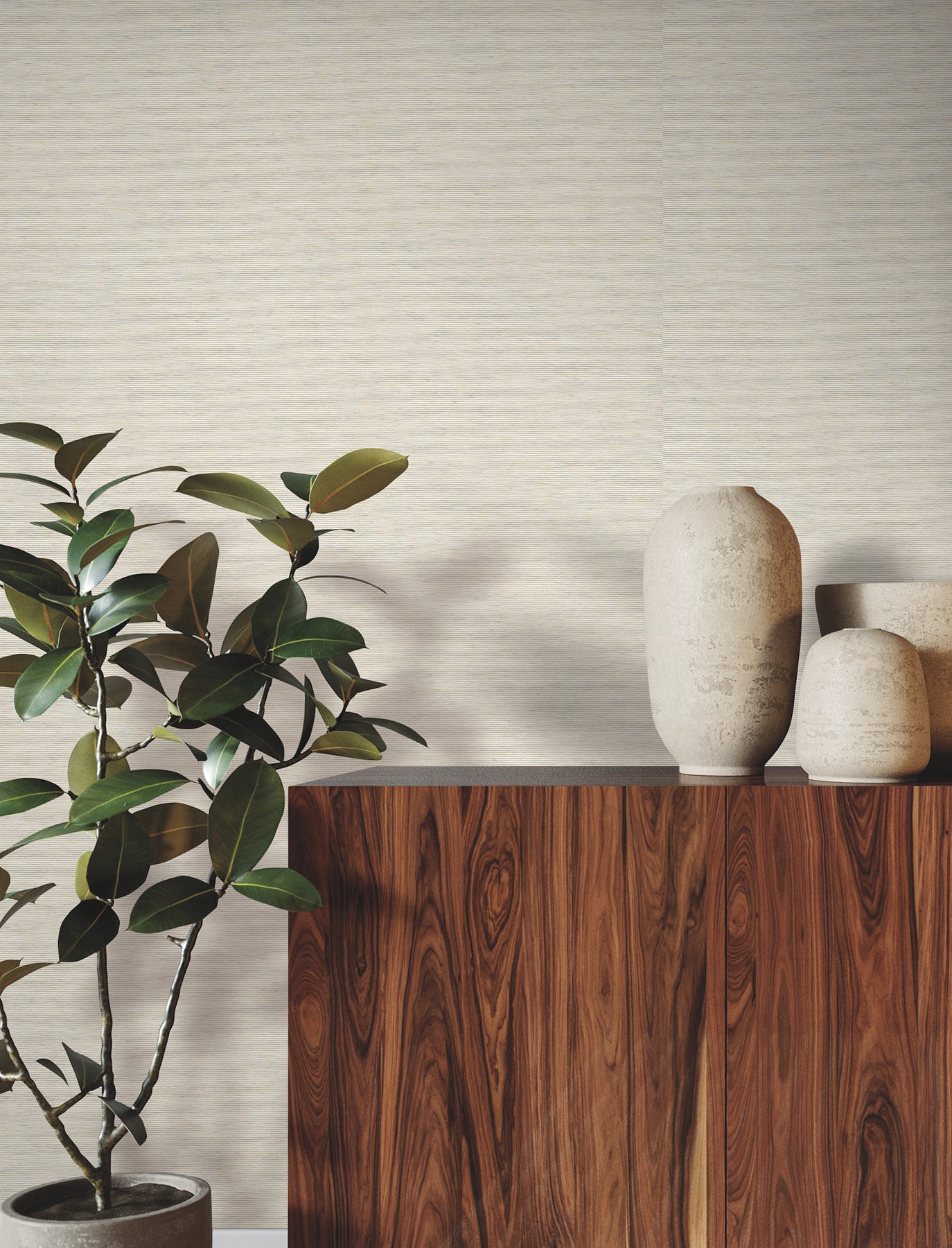 Timeless Paperweave wallpaper in oyster pearl color - pattern number YGL7049 - by Ronald Redding in the Natural Palette Resource collection