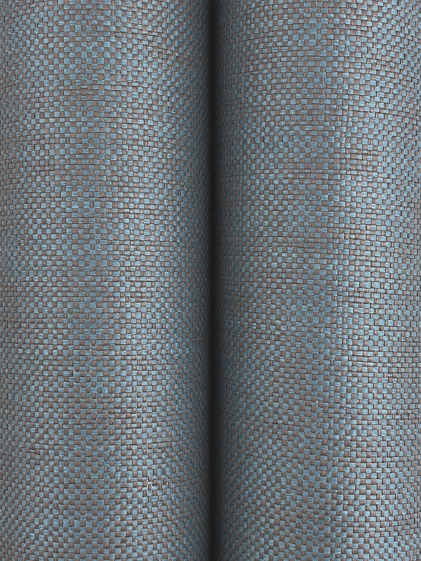 Check Paperweave wallpaper in brown blue color - pattern number YGL7056 - by Ronald Redding in the Natural Palette Resource collection
