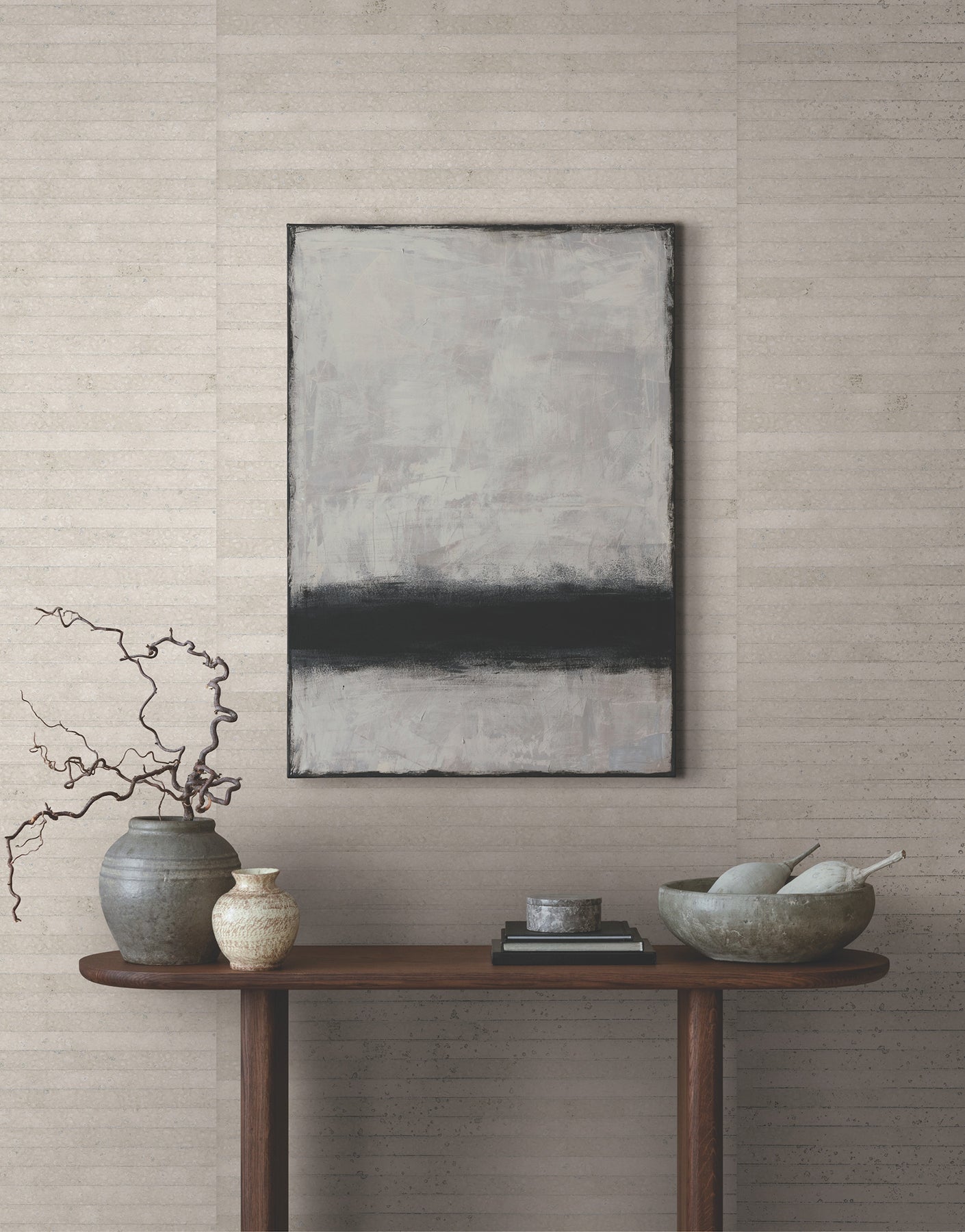 Handcrafted Paper wallpaper in almond color - pattern number YGL7069 - by Ronald Redding in the Natural Palette Resource collection