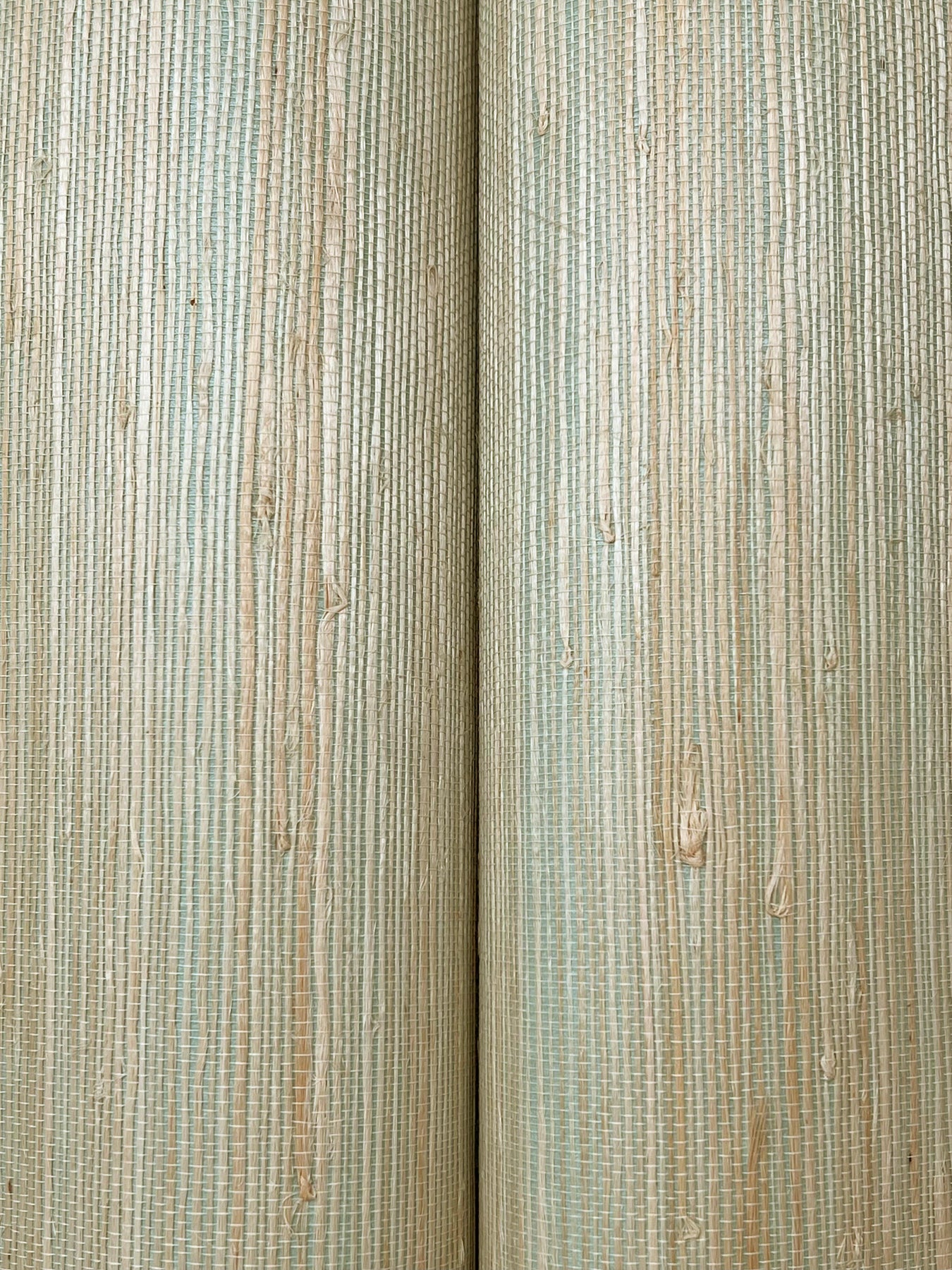 Horizontal Jute wallpaper in seaglass color - pattern number YGL7070 - by Ronald Redding in the Natural Palette Resource collection
