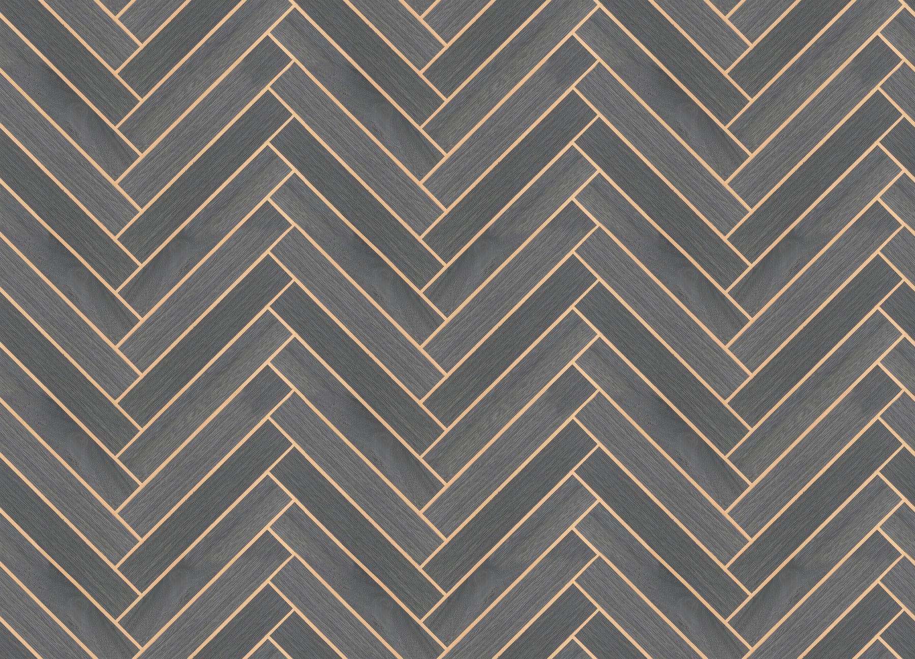 Herringbone Wood Veneer wallpaper in graphite color - pattern number YGL7074 - by Ronald Redding in the Natural Palette Resource collection