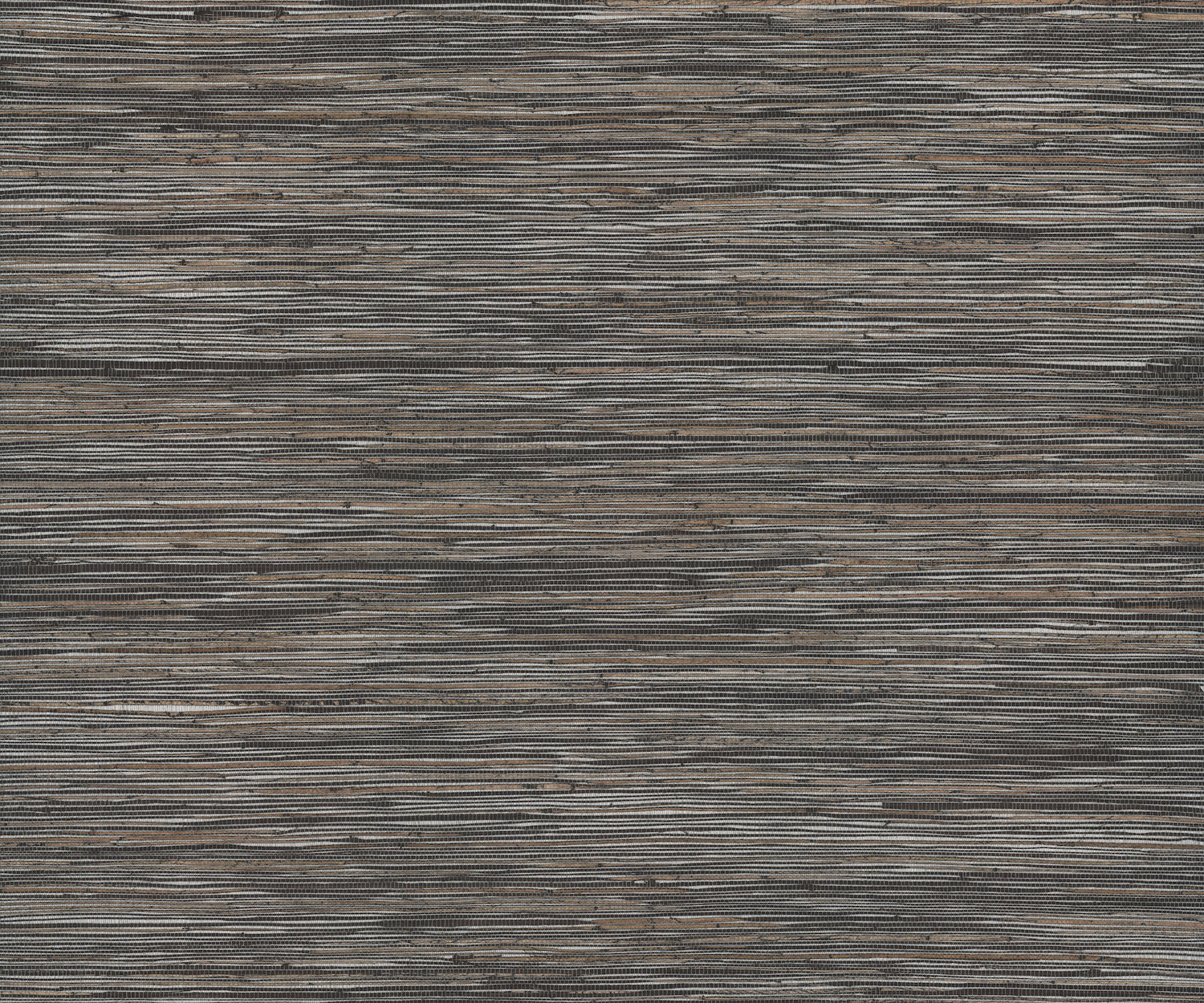 Shimmering Hemp wallpaper in black silver color - pattern number YGL7077 - by Ronald Redding in the Natural Palette Resource collection