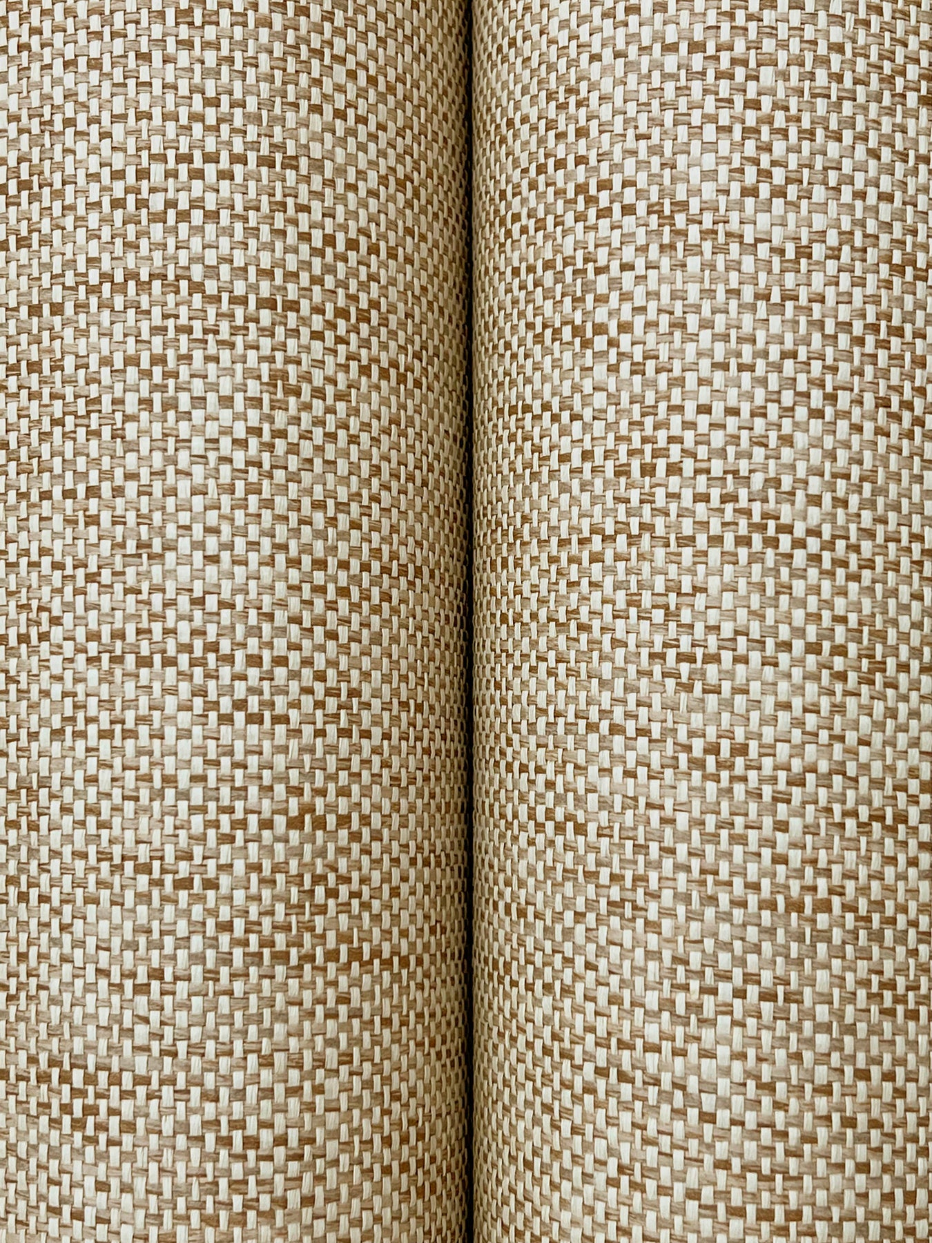 Check Paperweave wallpaper in brindle color - pattern number YGL7090 - by Ronald Redding in the Natural Palette Resource collection