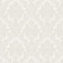 Medallion All-over Print Wallpaper in white color - pattern number ARA65401 - by Grandeco in the Arcadia collection