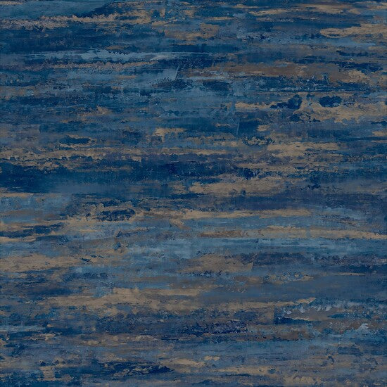 Horizontal Plain Wallpaper in blue color - pattern number ARA68102 - by Grandeco in the Arcadia collection