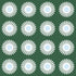 American Daisy Wallpaper in hunter light blue color - pattern number KK713_Hunter_Light_Blue_KH300 - by Katie Kime in the  collection