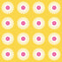 American Daisy Wallpaper in yellow pink color - pattern number KK713_Yellow_Pink_KH300 - by Katie Kime in the  collection