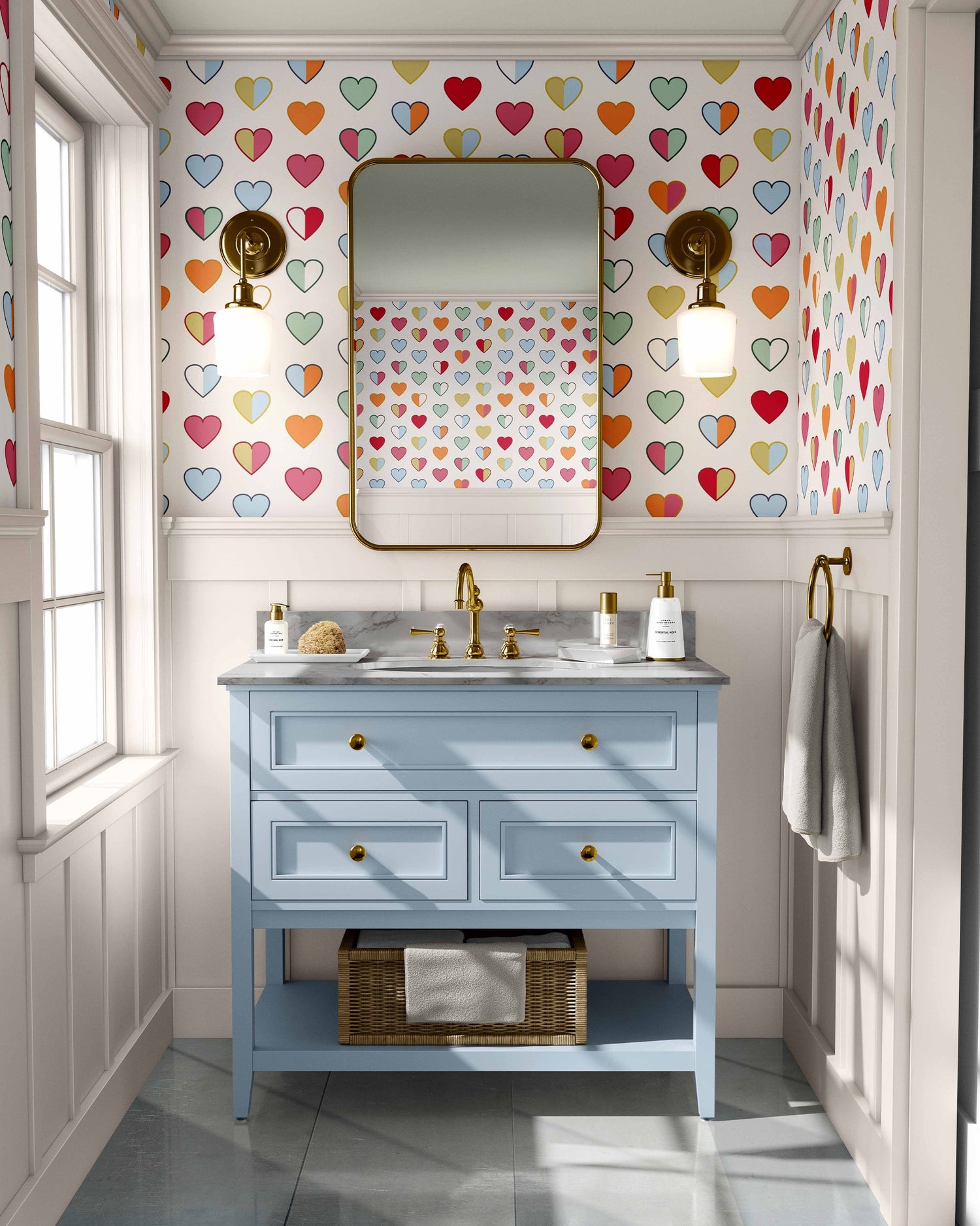 Amour Peel and Stick Wallpaper in multi color - pattern number KK771_Multi_KH306 - by Katie Kime in the  collection