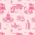 Austin Toile Wallpaper in light pink pink color - pattern number KK17121_Light_Pink_Pink_KH300 - by Katie Kime in the  collection