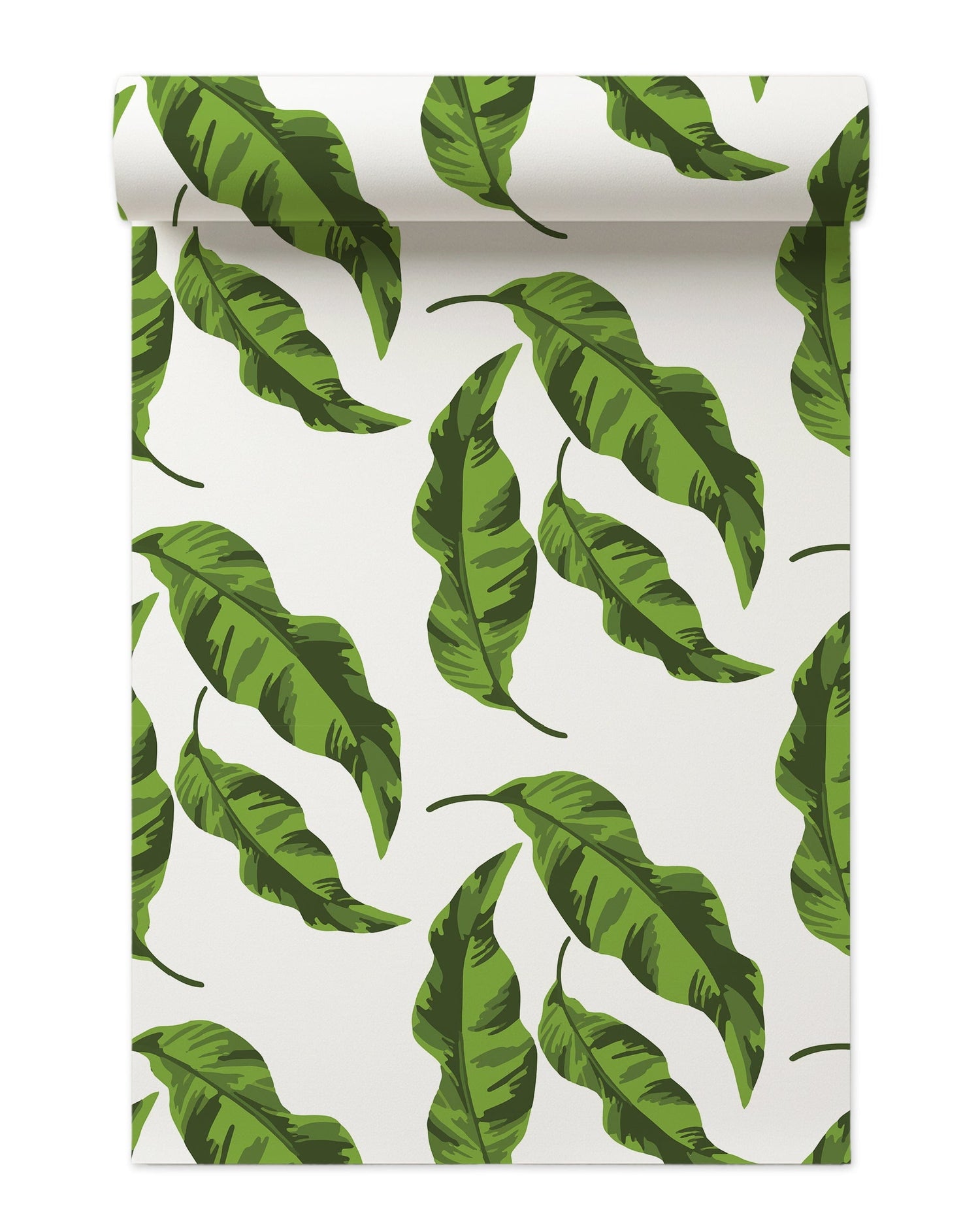 Banana Leaves Peel and Stick Wallpaper in green color - pattern number KK17001_Green_KH306 - by Katie Kime in the  collection