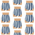 Beach Bum Peel and Stick Wallpaper in navy color - pattern number KK715_Navy_KH306 - by Katie Kime in the  collection