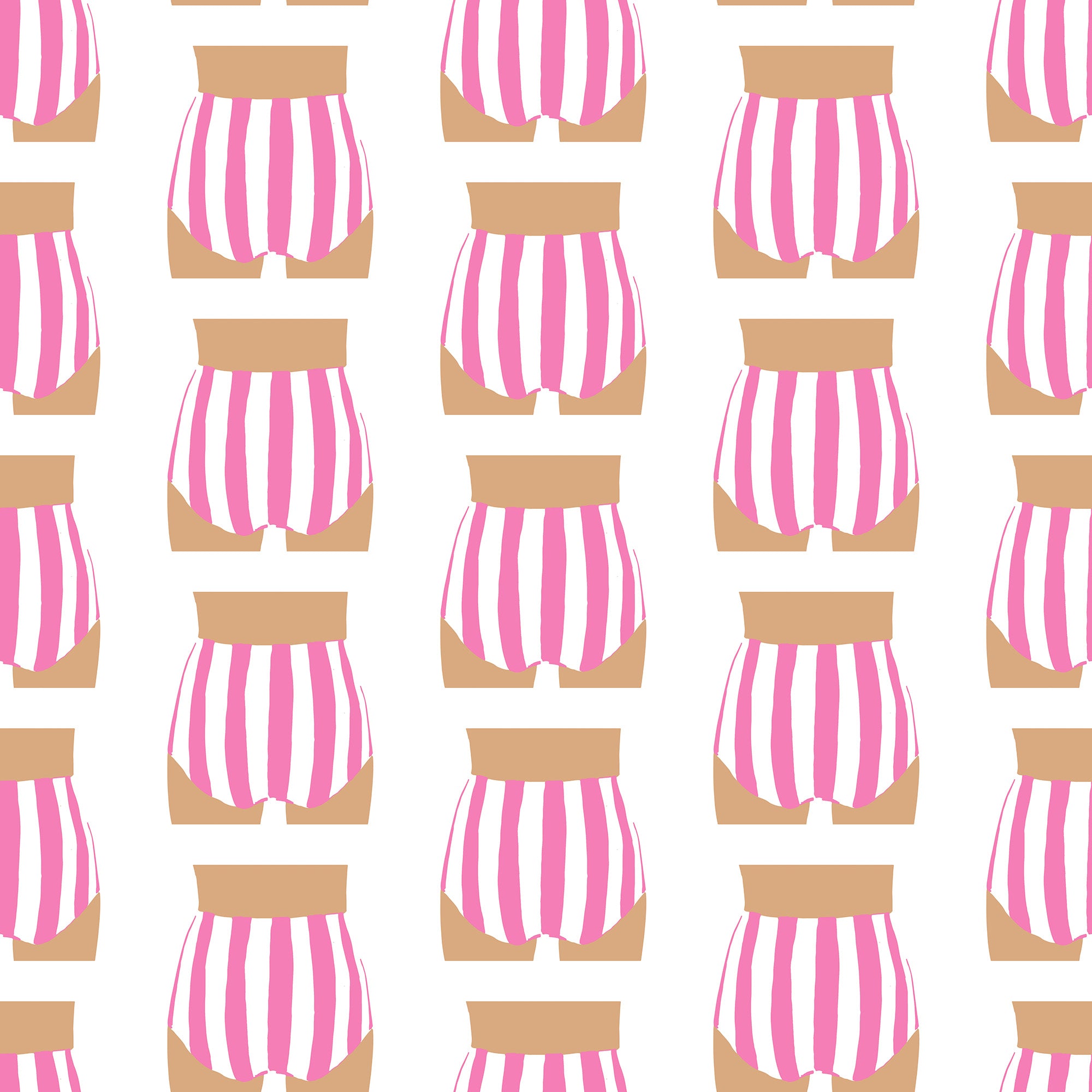 Beach Bum Peel and Stick Wallpaper in pink color - pattern number KK715_Pink_KH306 - by Katie Kime in the  collection
