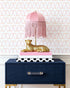 Birdie Peel and Stick Wallpaper in pink color - pattern number KK773_Pink_KH306 - by Katie Kime in the  collection