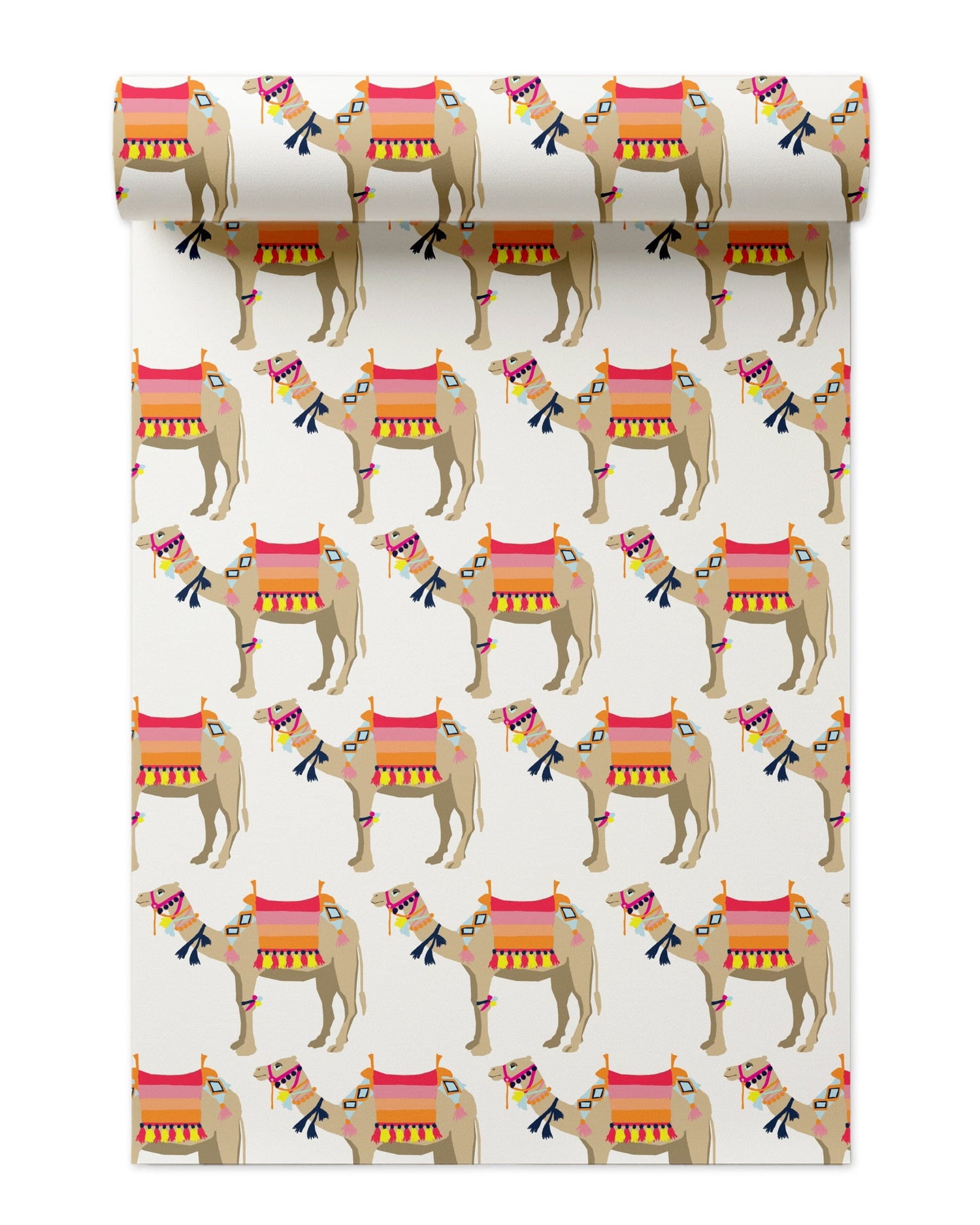 Camel Peel and Stick Wallpaper in multi color - pattern number KK17047_Multi_KH306 - by Katie Kime in the  collection