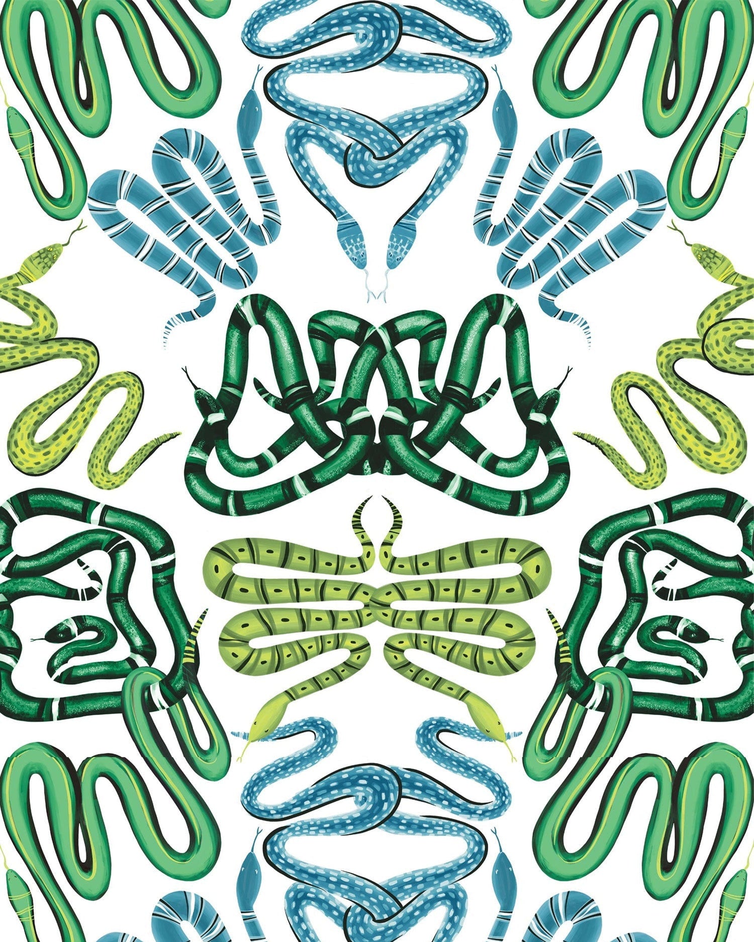 Charmed Peel and Stick Wallpaper in green color - pattern number KK710_Green_KH306 - by Katie Kime in the  collection