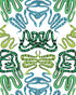 Charmed Wallpaper in green color - pattern number KK710_Green_KH300 - by Katie Kime in the  collection