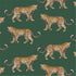 Cheetahs Peel and Stick Wallpaper in hunter green color - pattern number KK17076_Hunter_Green_KH306 - by Katie Kime in the  collection