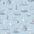 Chicago Toile Wallpaper in blue navy color - pattern number KK751_Blue_Navy_KH300 - by Katie Kime in the  collection