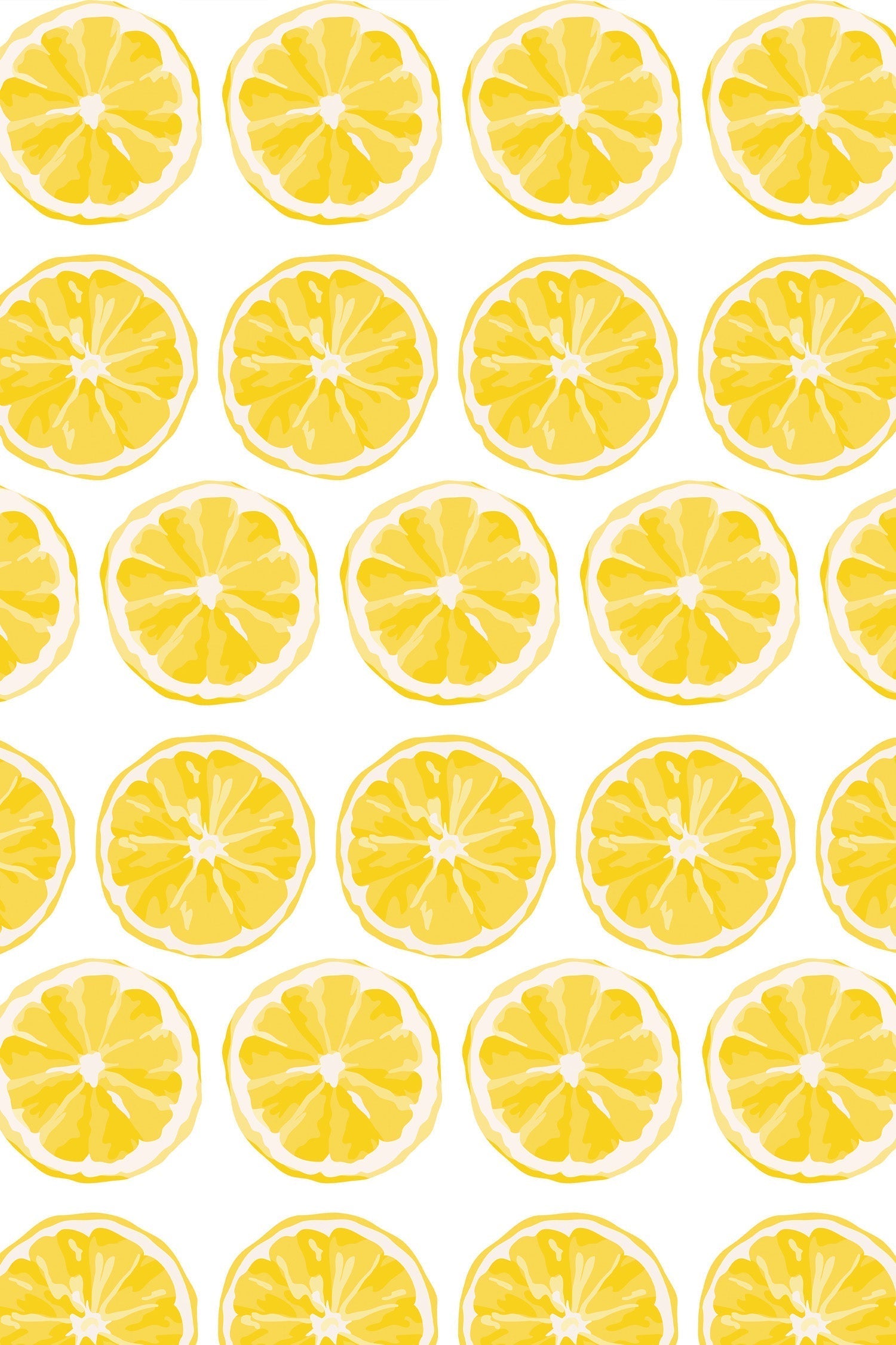 Citrus Sunrise Wallpaper in yellow color - pattern number KK17104_Yellow_KH300 - by Katie Kime in the  collection
