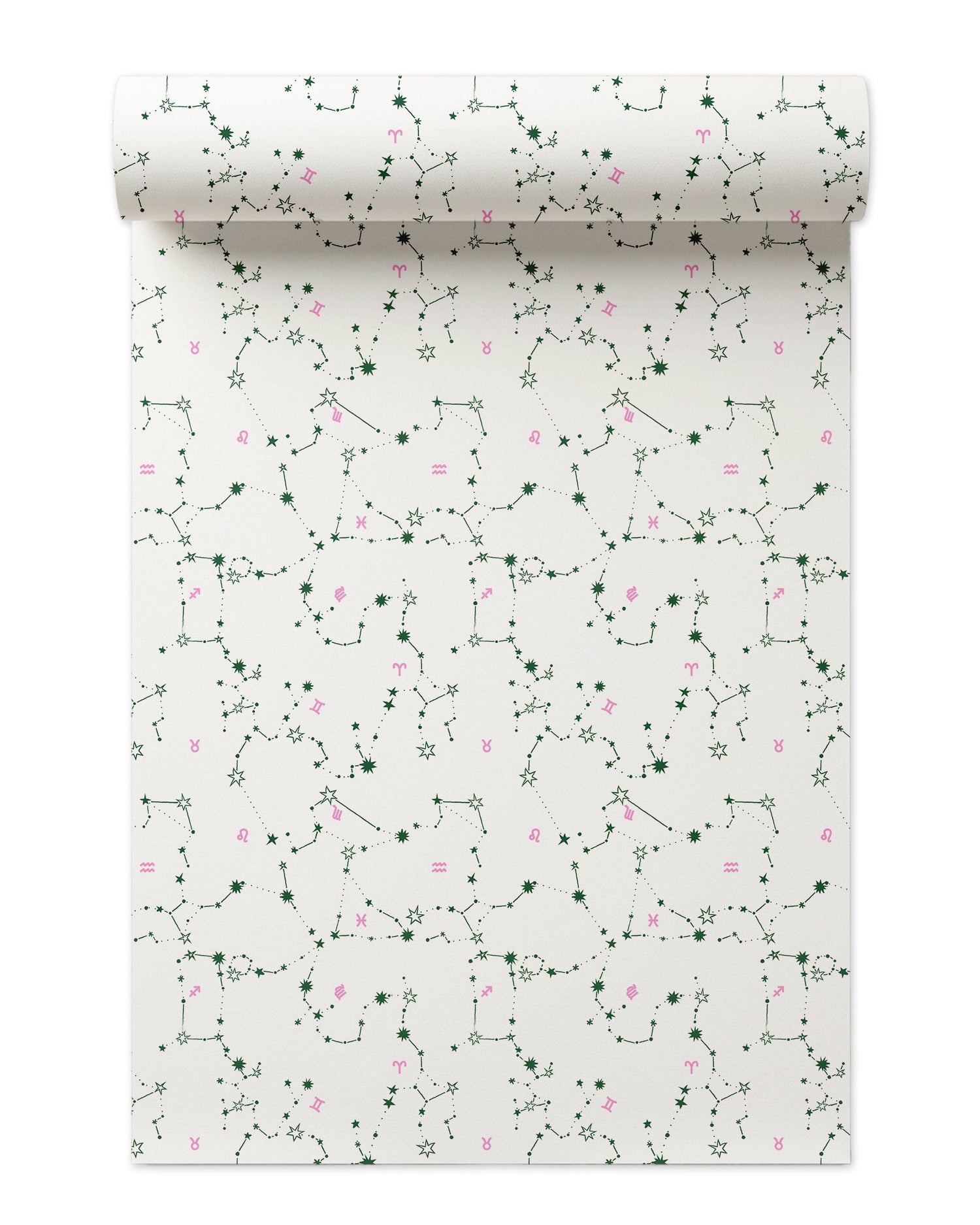 Constellations Wallpaper in green color - pattern number KK785_Green_KH300 - by Katie Kime in the  collection