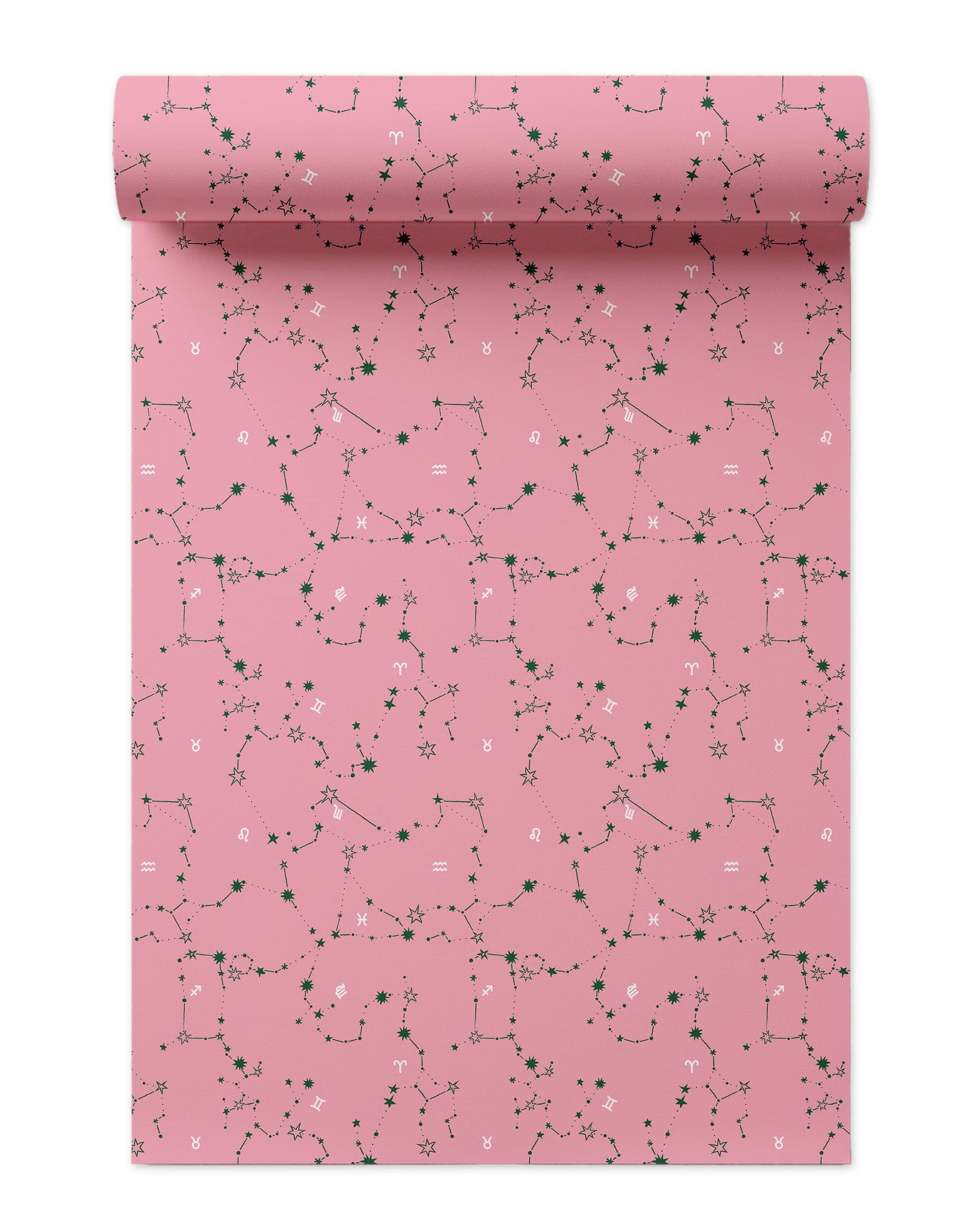 Constellations Wallpaper in pink green color - pattern number KK785_Pink_Green_KH300 - by Katie Kime in the  collection