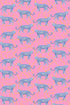 Cosmic Cheetah Peel and Stick Wallpaper in pink color - pattern number KK763_Pink_KH306 - by Katie Kime in the  collection