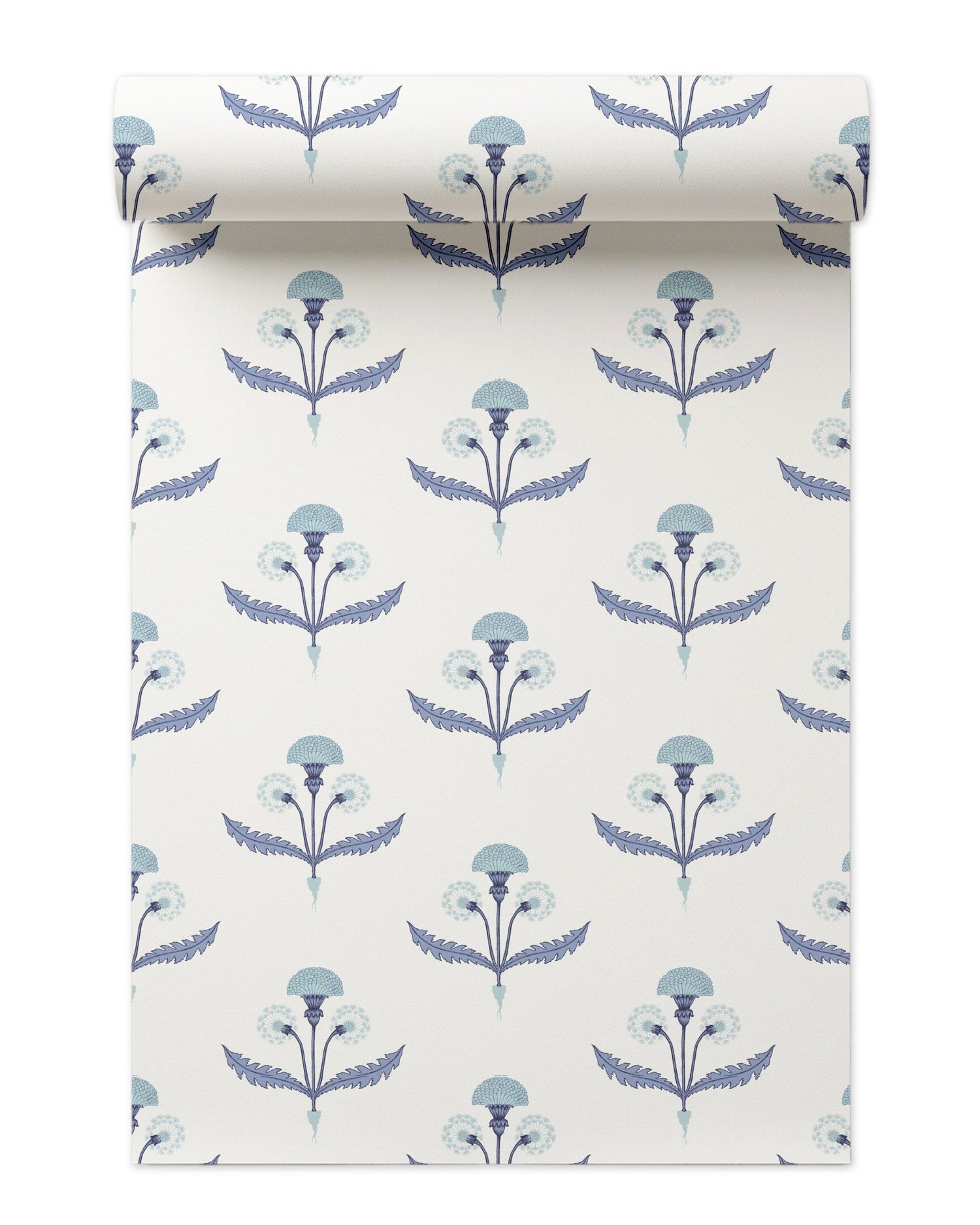 Fine and Dandy Wallpaper in blue color - pattern number KK730_Blue_KH300 - by Katie Kime in the  collection