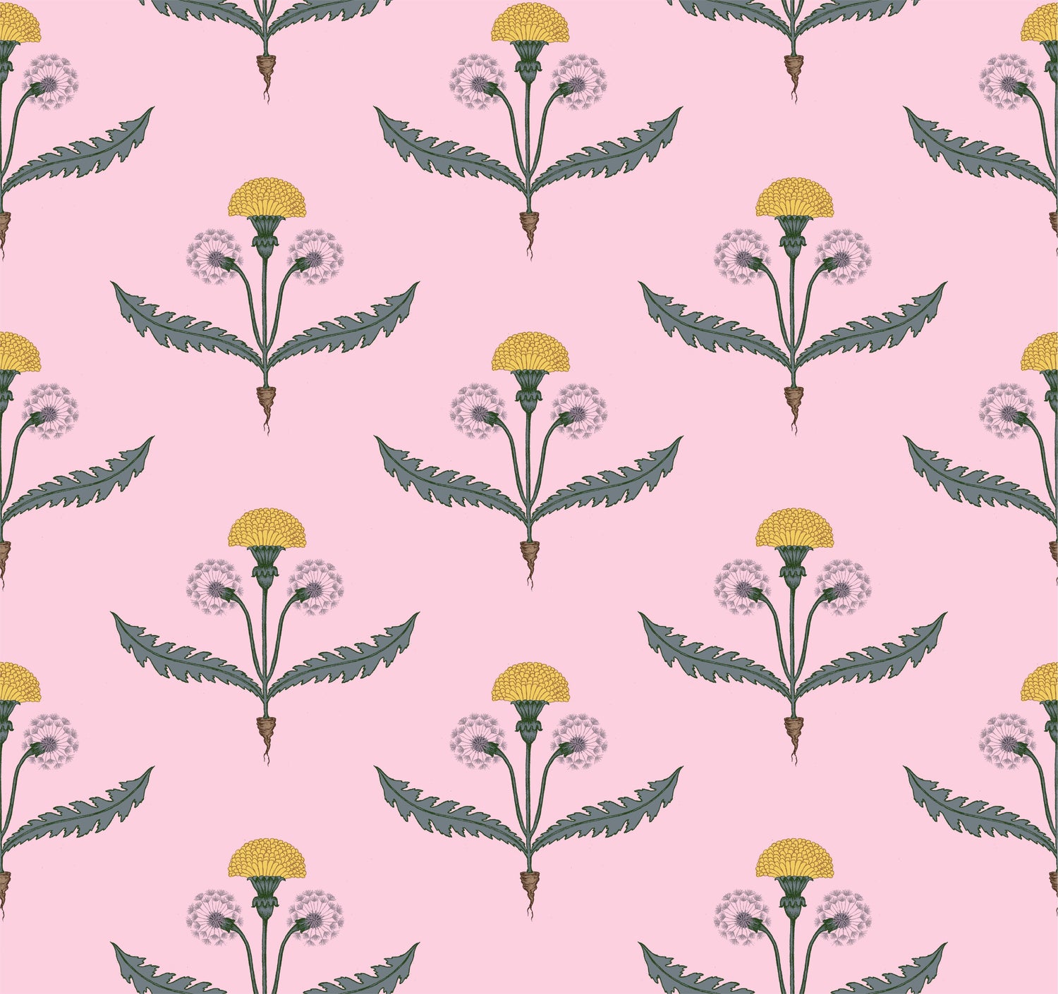 Fine and Dandy Peel and Stick Wallpaper in pink color - pattern number KK730_Pink_KH306 - by Katie Kime in the  collection