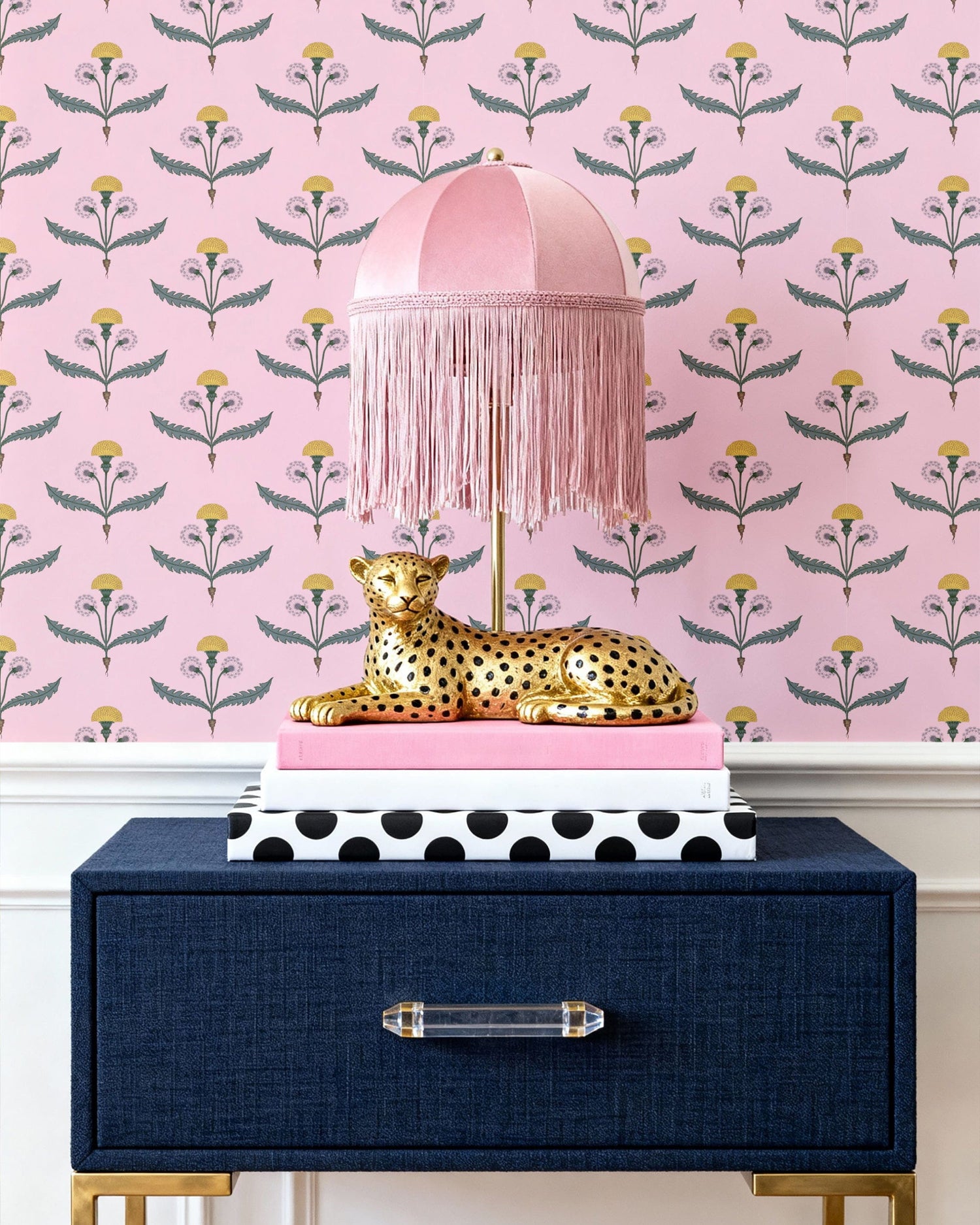 Fine and Dandy Pink KK730_Pink_KH300 Wallpaper by Katie Kime ...