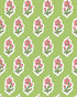 Floret Wallpaper in Green color - pattern number KK815_Green_KH300 - by Katie Kime in the collection