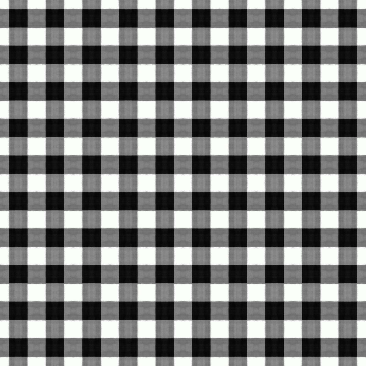 Gingham Wallpaper in Black color - pattern number KK800_Black_KH300 - by Katie Kime in the collection