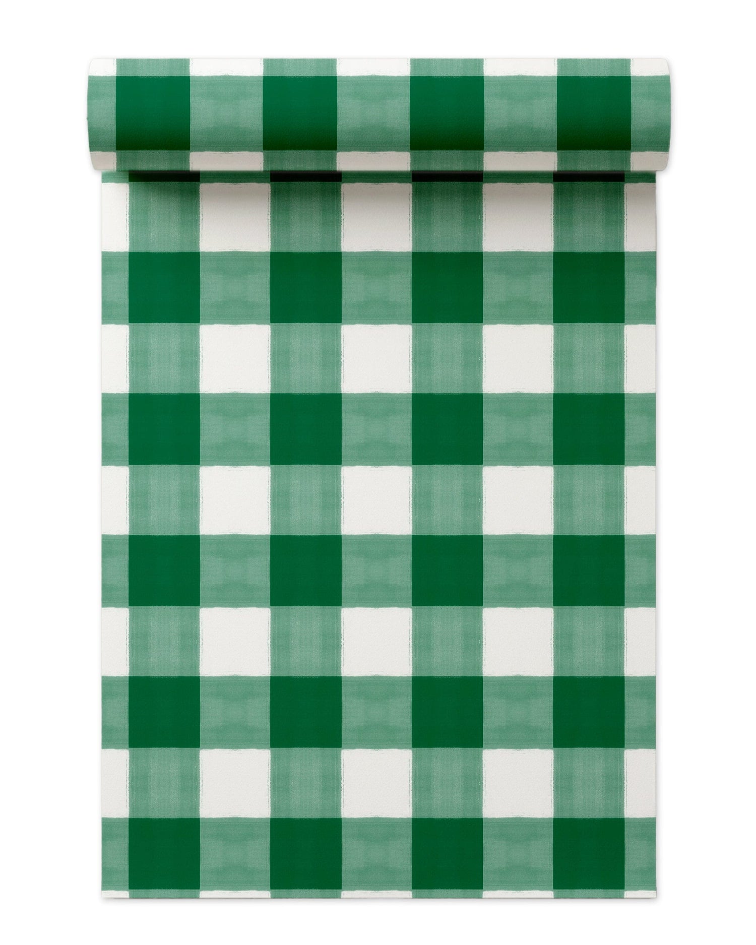 Gingham Large Scale Peel and Stick Wallpaper in hunter color - pattern number KK799_Hunter_KH306 - by Katie Kime in the  collection