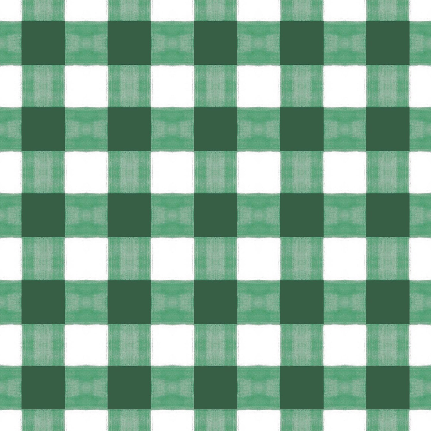 Gingham Large Scale Wallpaper in hunter color - pattern number KK799_Hunter_KH300 - by Katie Kime in the  collection