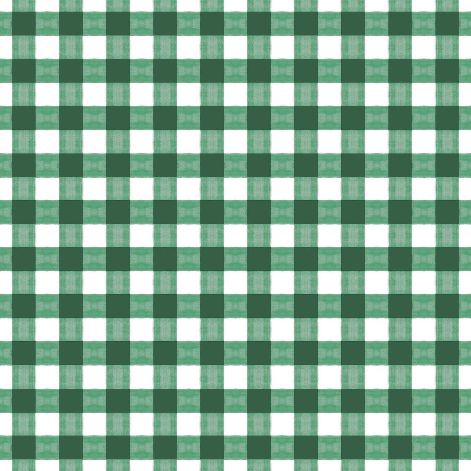 Gingham Large Scale Peel and Stick Wallpaper in hunter color - pattern number KK800_Hunter_KH306 - by Katie Kime in the  collection