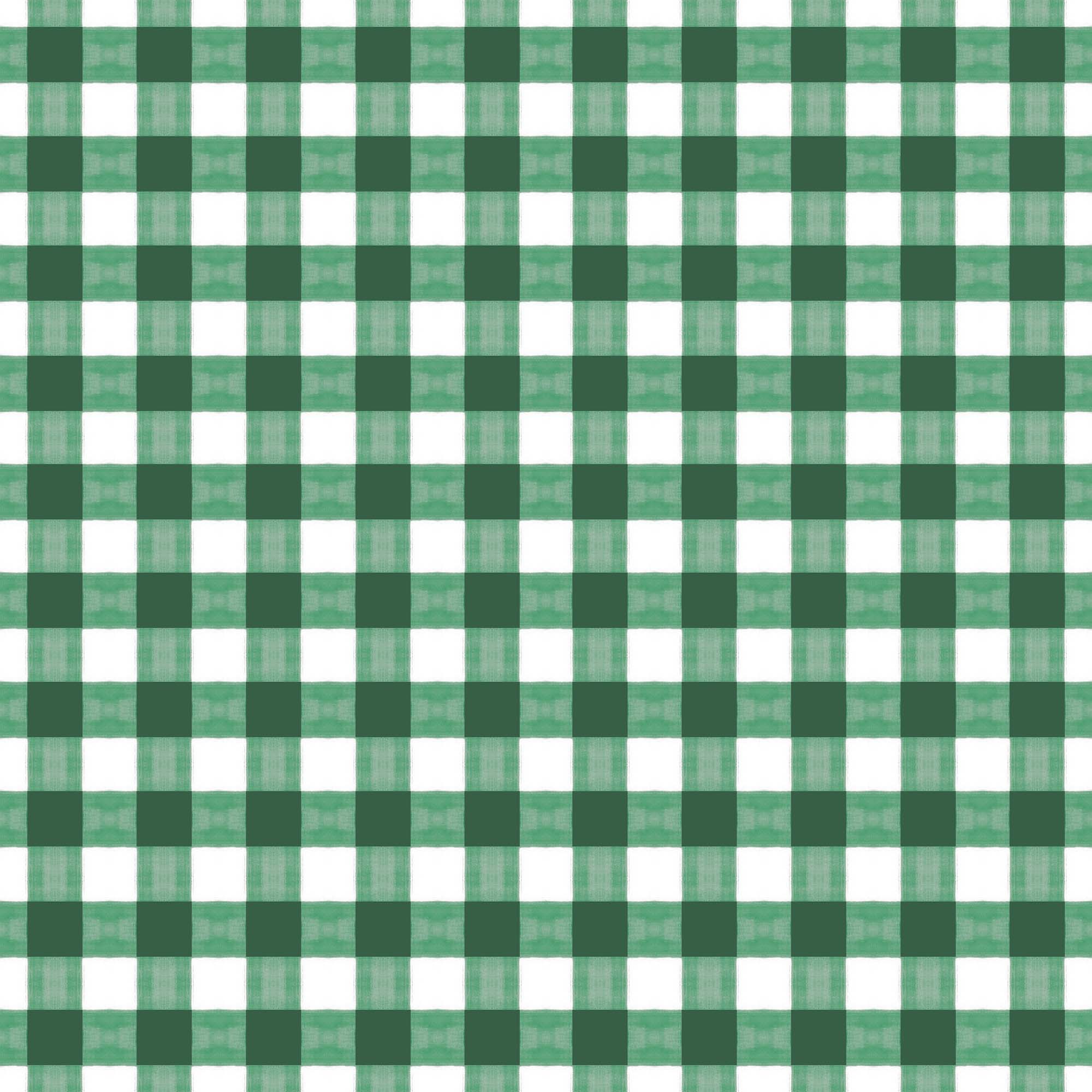 Gingham Wallpaper in Hunter color - pattern number KK800_Hunter_KH300 - by Katie Kime in the collection