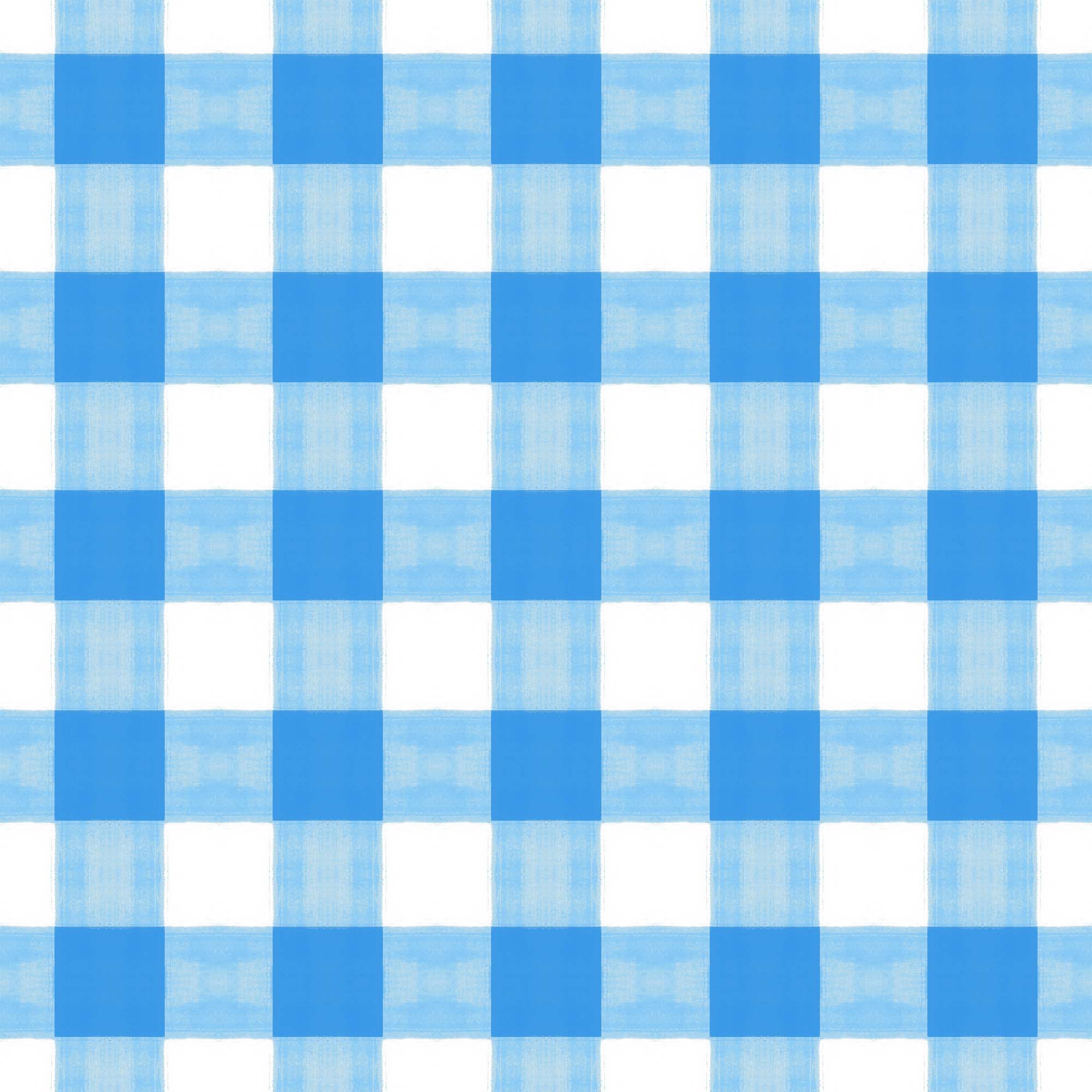 Gingham Wallpaper in Light Blue color - pattern number KK799_Light_Blue_KH300 - by Katie Kime in the collection