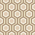 Honeycomb Wallpaper in Bone color - pattern number KK747_Bone_KH300 - by Katie Kime in the collection