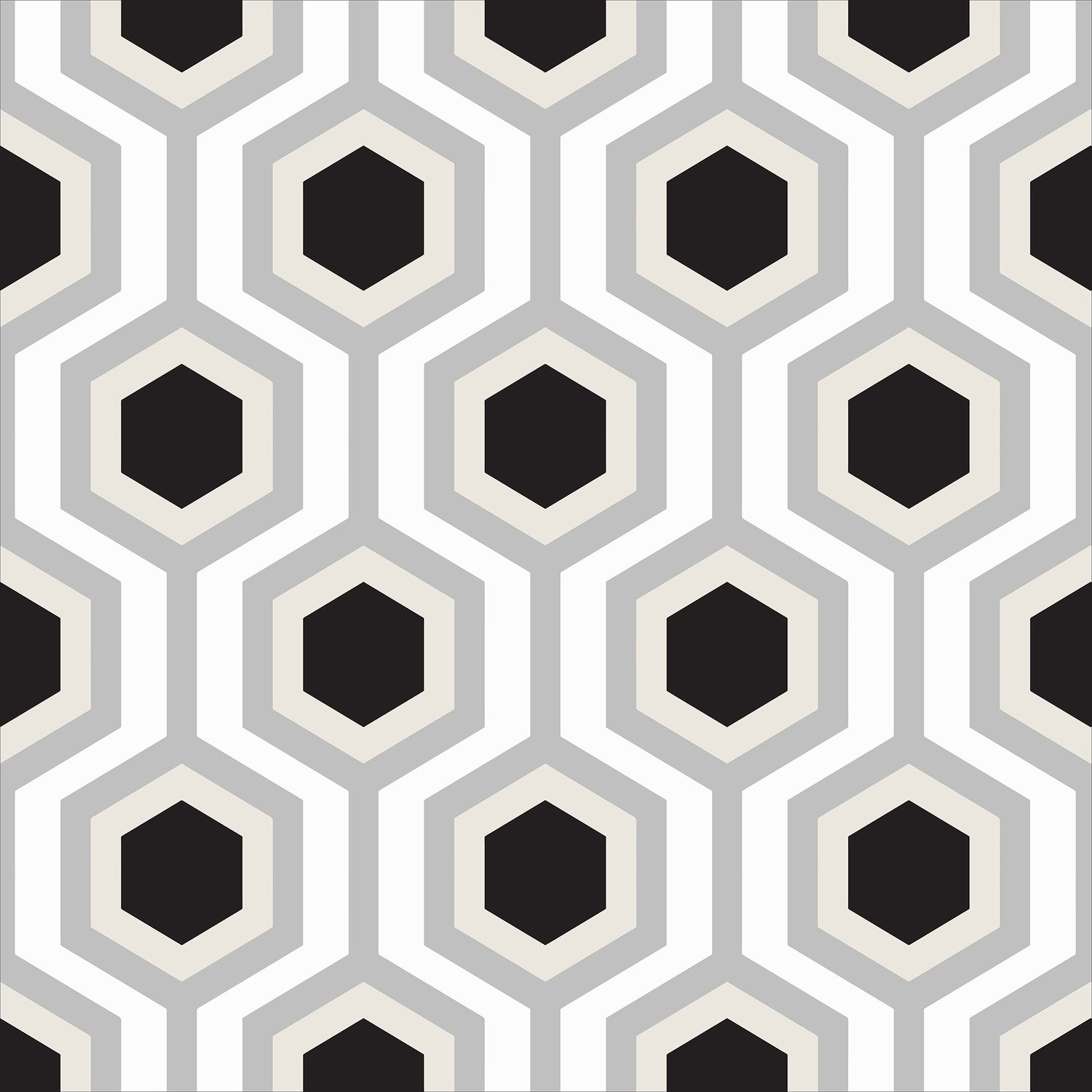 Honeycomb Peel and Stick Wallpaper in satin color - pattern number KK747_Satin_KH306 - by Katie Kime in the  collection