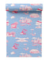 Houston Toile Peel and Stick Wallpaper in blue pink color - pattern number KK737_Blue_Pink_KH306 - by Katie Kime in the  collection
