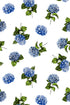 Hydrangea Wallpaper in blue color - pattern number KK703_Blue_KH300 - by Katie Kime in the  collection