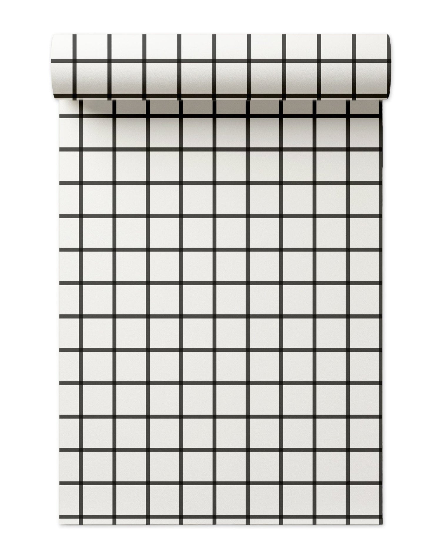 In Check Peel and Stick Wallpaper in black color - pattern number KK17071_Black_KH306 - by Katie Kime in the  collection