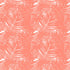 Jungle Leaves Wallpaper in coral color - pattern number KK17009_Coral_KH300 - by Katie Kime in the  collection