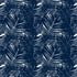 Jungle Leaves Peel and Stick Wallpaper in navy color - pattern number KK17009_Navy_KH306 - by Katie Kime in the  collection
