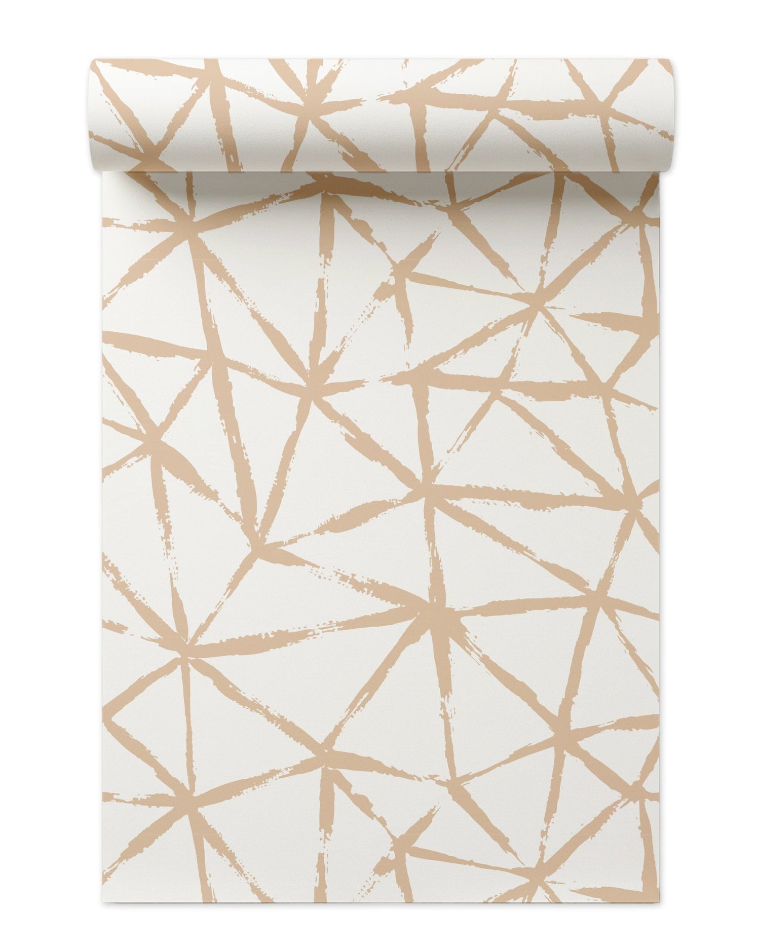 Kaleidoscope Wallpaper in white color - pattern number KK720_Blush_KH300 - by Katie Kime in the  collection