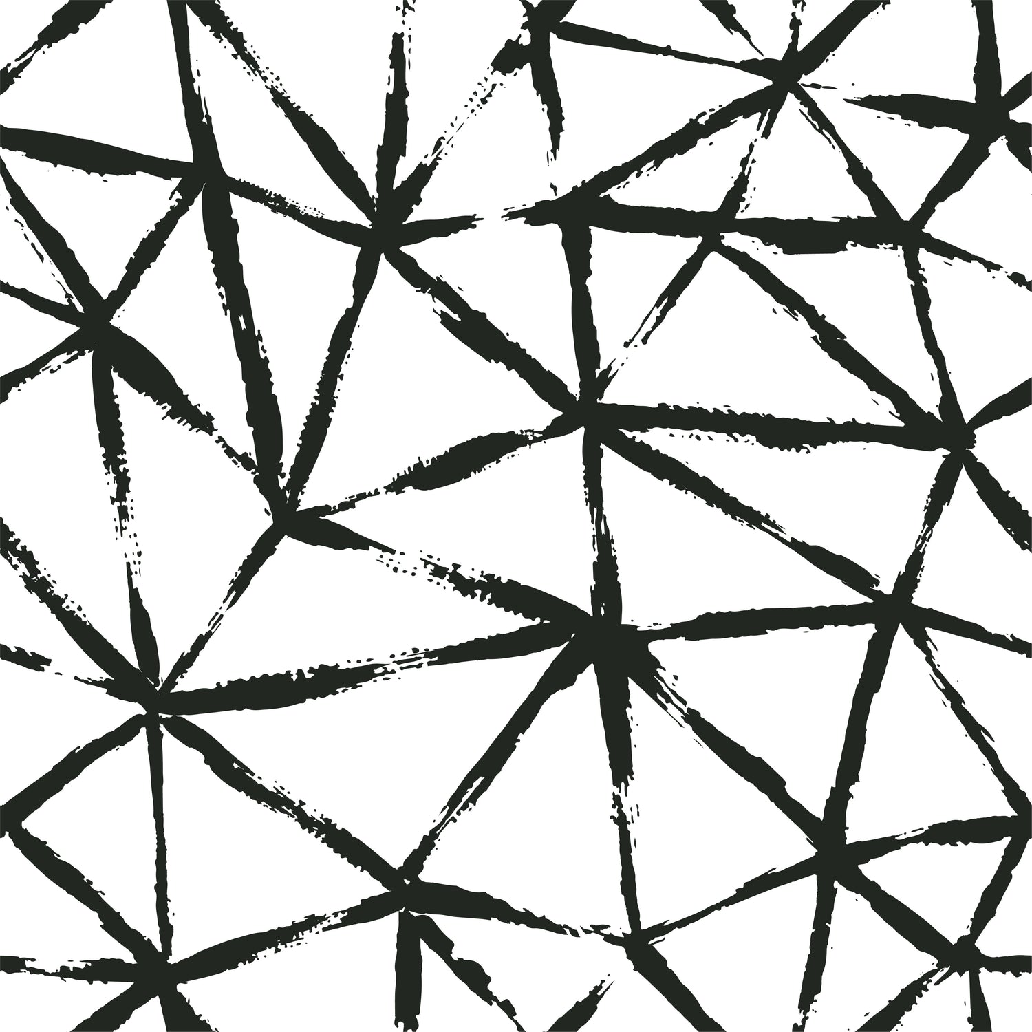 Kaleidoscope Wallpaper in black color - pattern number KK720_Black_KH300 - by Katie Kime in the  collection