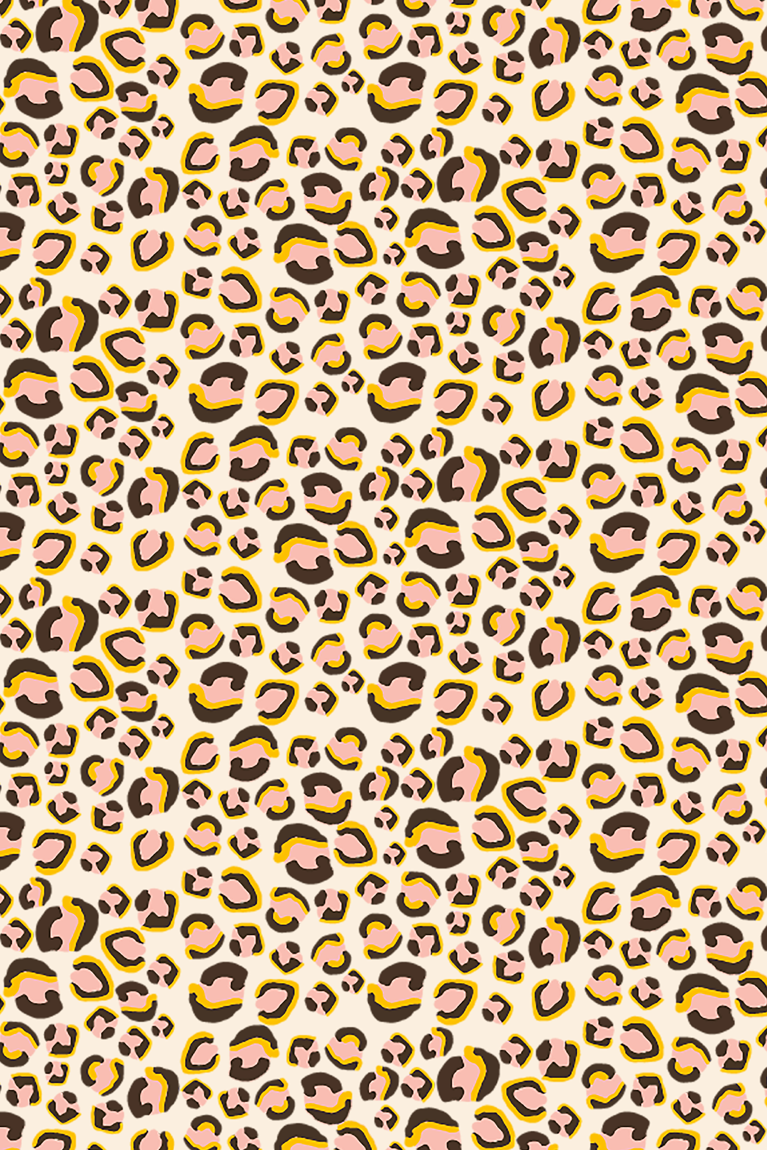 Leopard Print Wallpaper in Tan color - pattern number KK768_Tan_KH300 - by Katie Kime in the collection